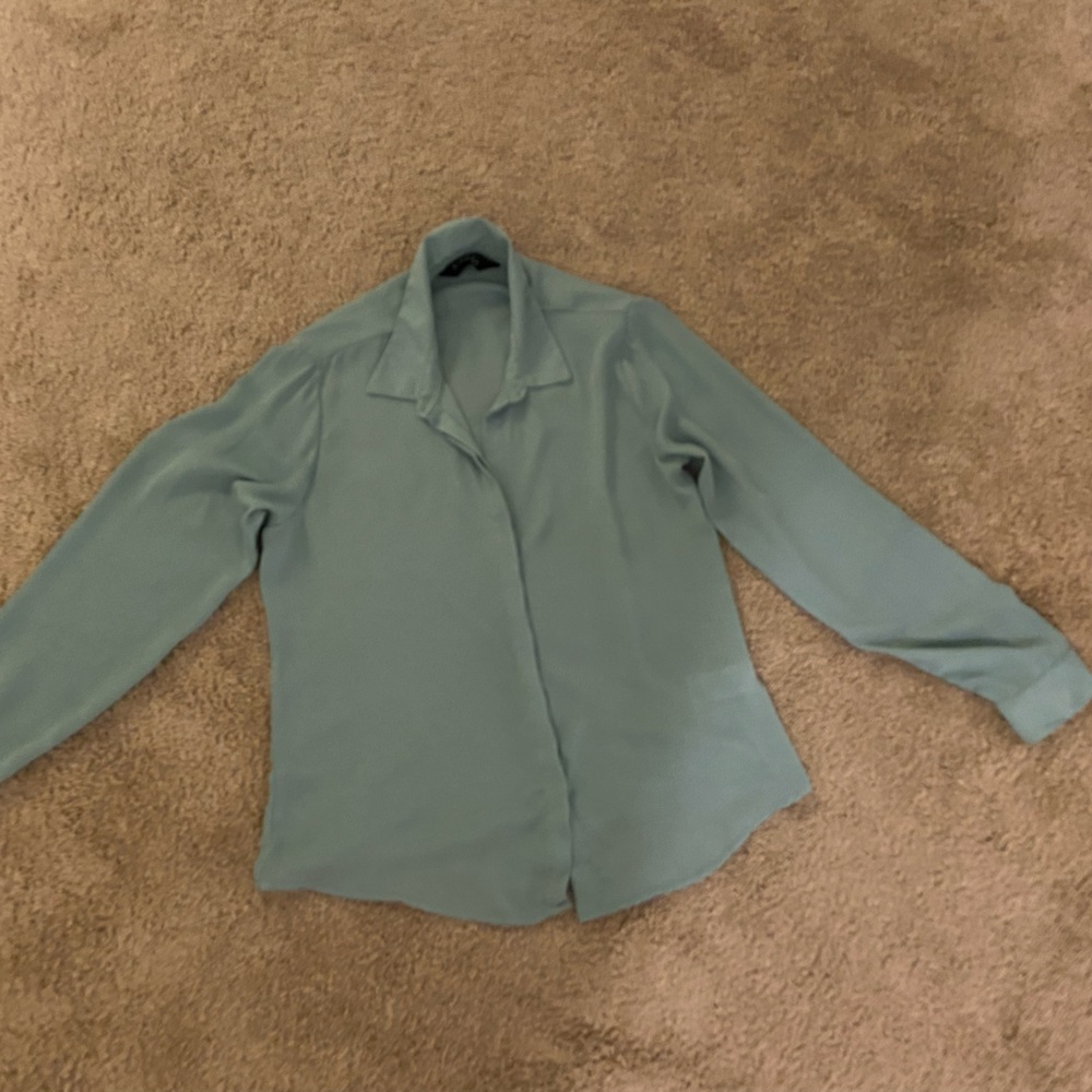 Teal Long Sleeve Shirt